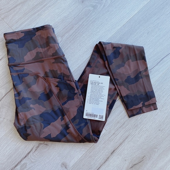 lululemon fast and free brown earth